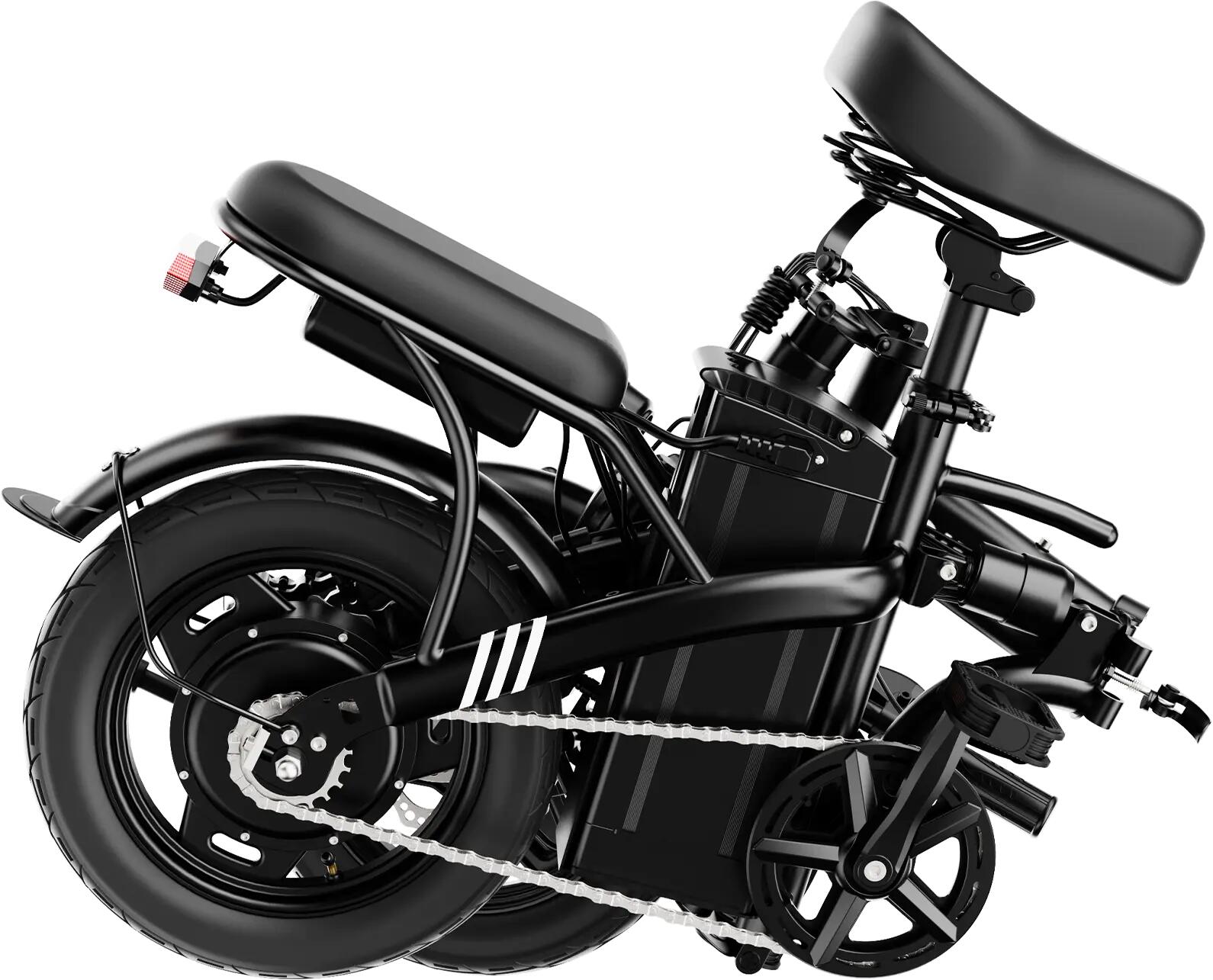 Prenosný mestský elektrobicykel TODIMART T1, 48 V 9 Ah, 14" 4/6