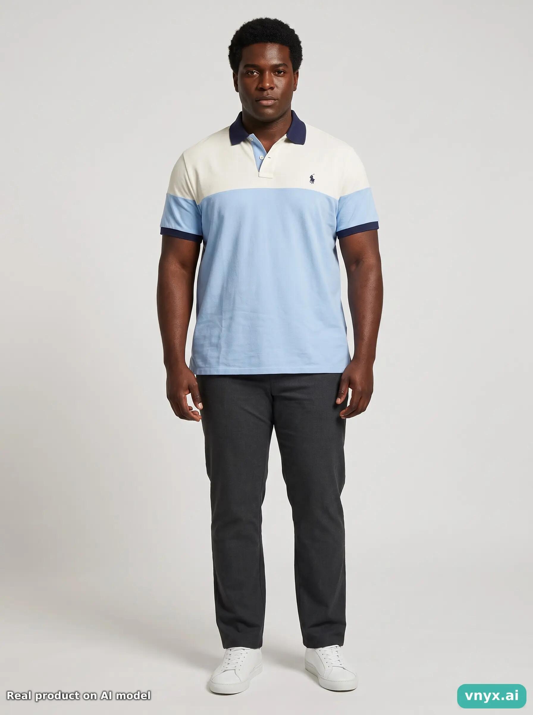 Second Life - Vintage Polo Ralph Lauren Sky Blue Polo Shirt Men L 3/5