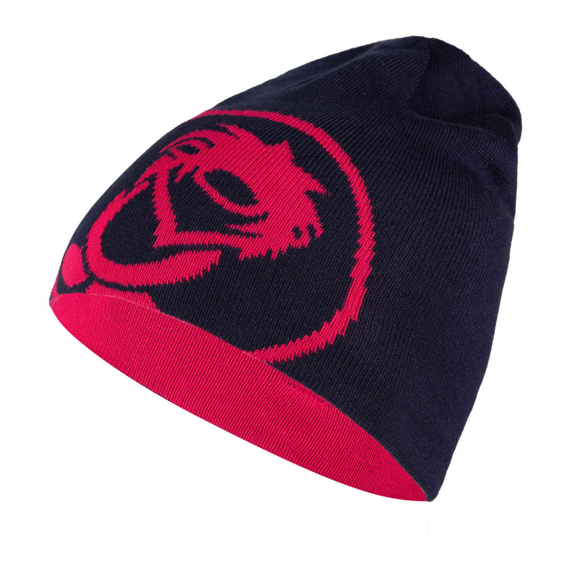 Trollkids - Bonnet Enfant Réversible Trollfjord Bleu Marine / Magenta - Bonnet - Bleu|rose - 48-52 Cm - Decathlon