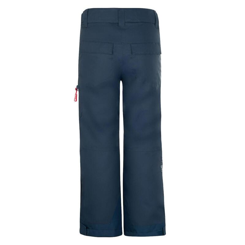 Pantalon de ski enfant Hallingdal Imperméable et respirant bleu/rouge clair