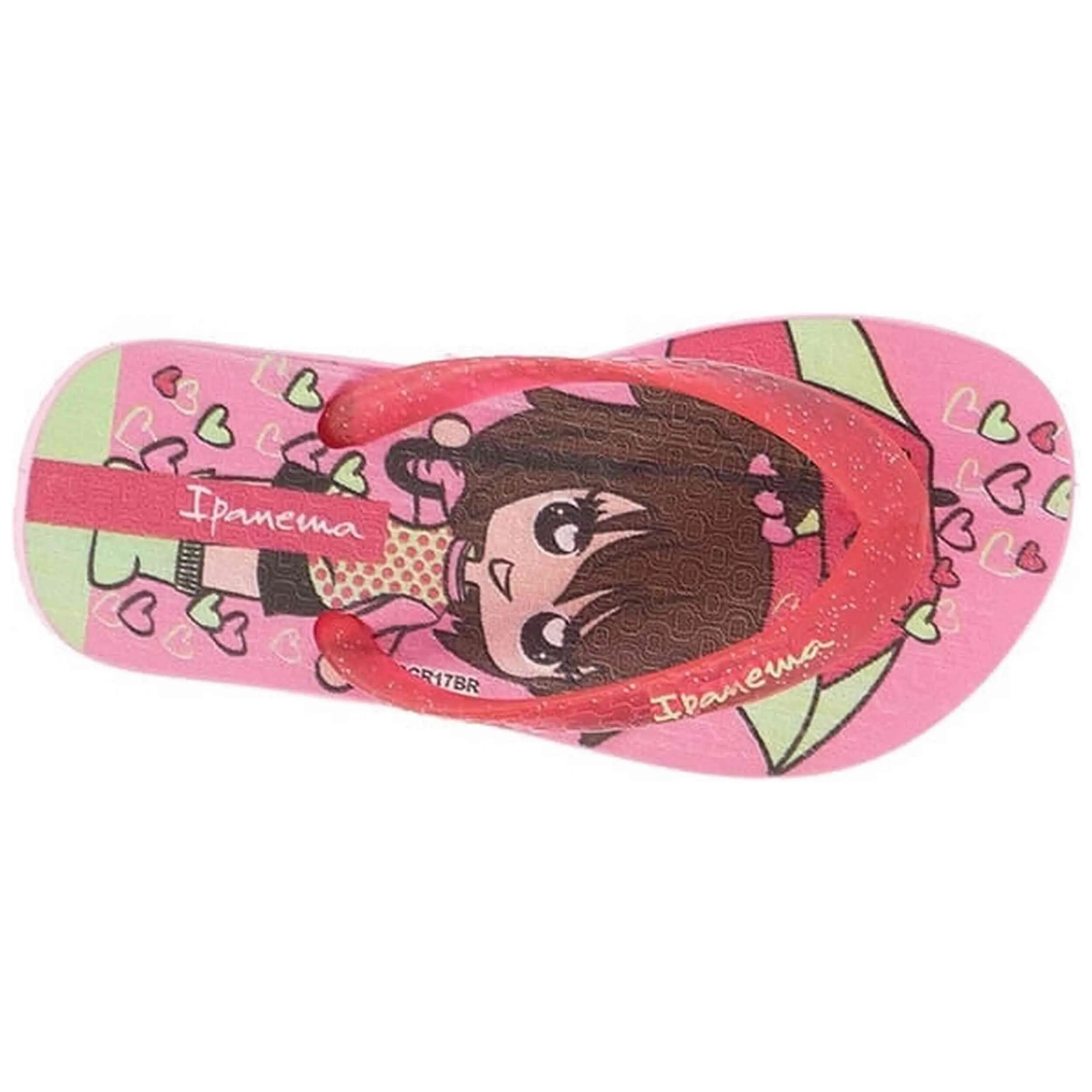 Chinelos Ipanema modelo Classic Kids "Rosa" para garotas 3/3