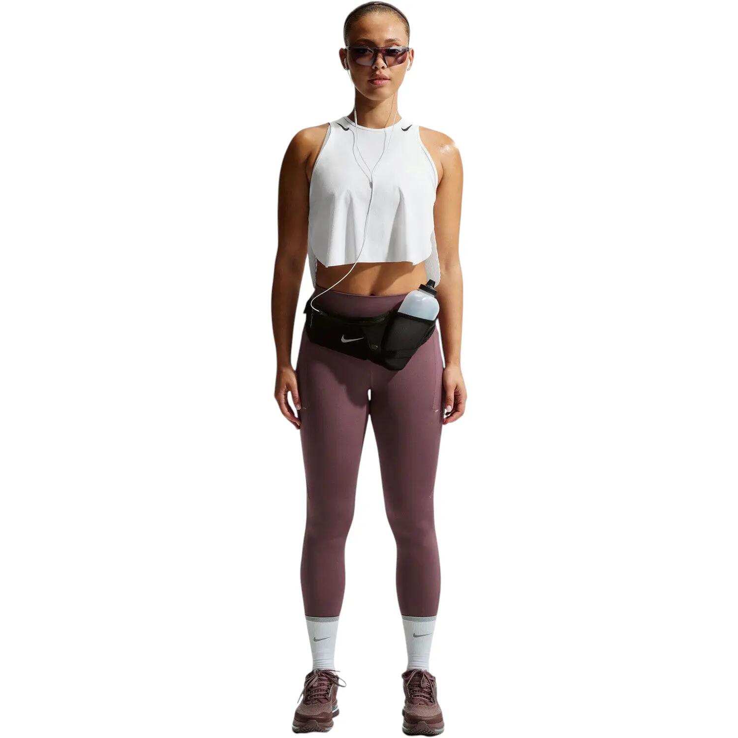 Legging - Running - Femme - Taille haute, 7/8, Dri-FIT - Nike Swift - Bordeaux 2/7