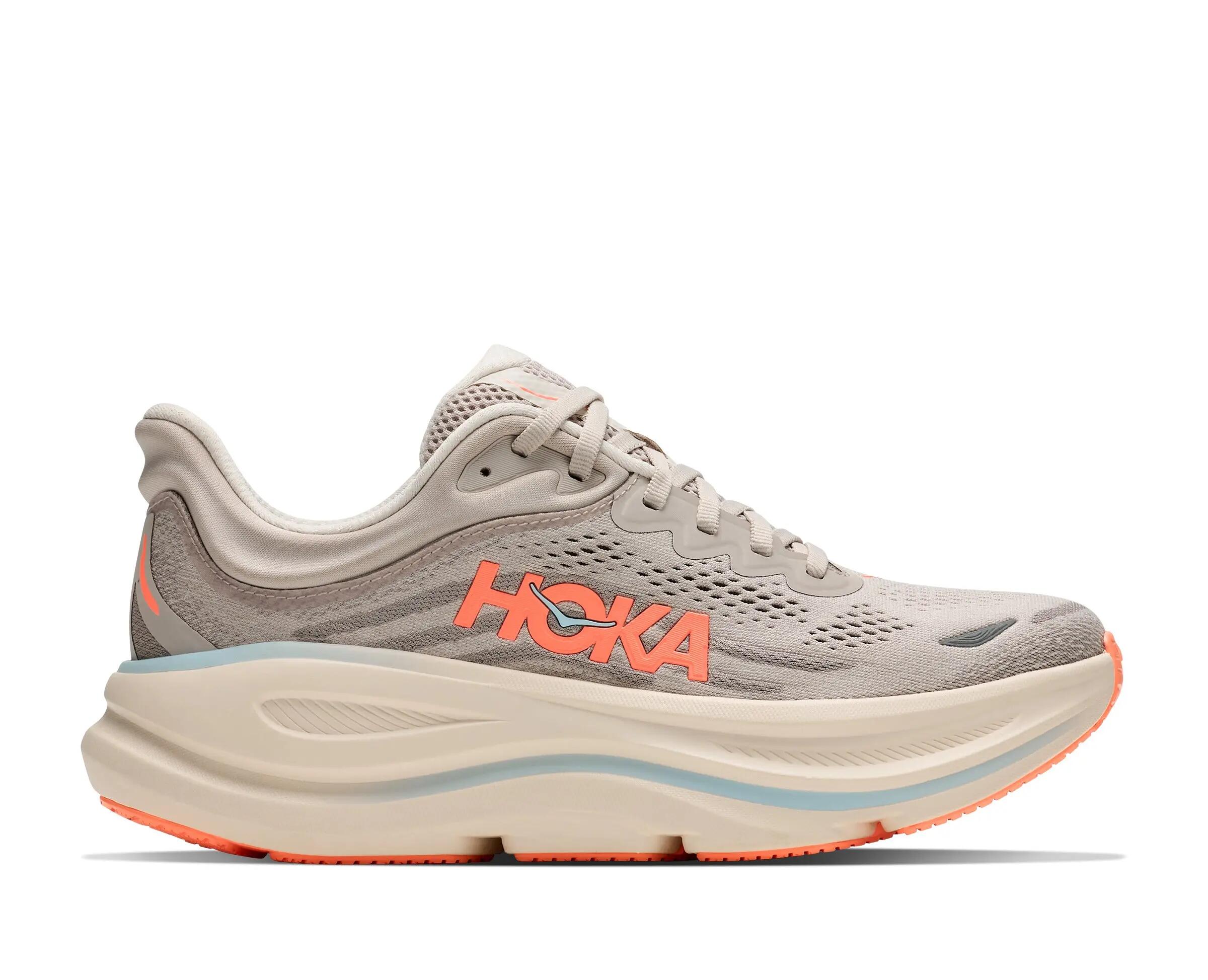 Schoenen - Hardlopen - Dames - Bondi 9 - Neutraal, maximale demping - River Grey 6/7