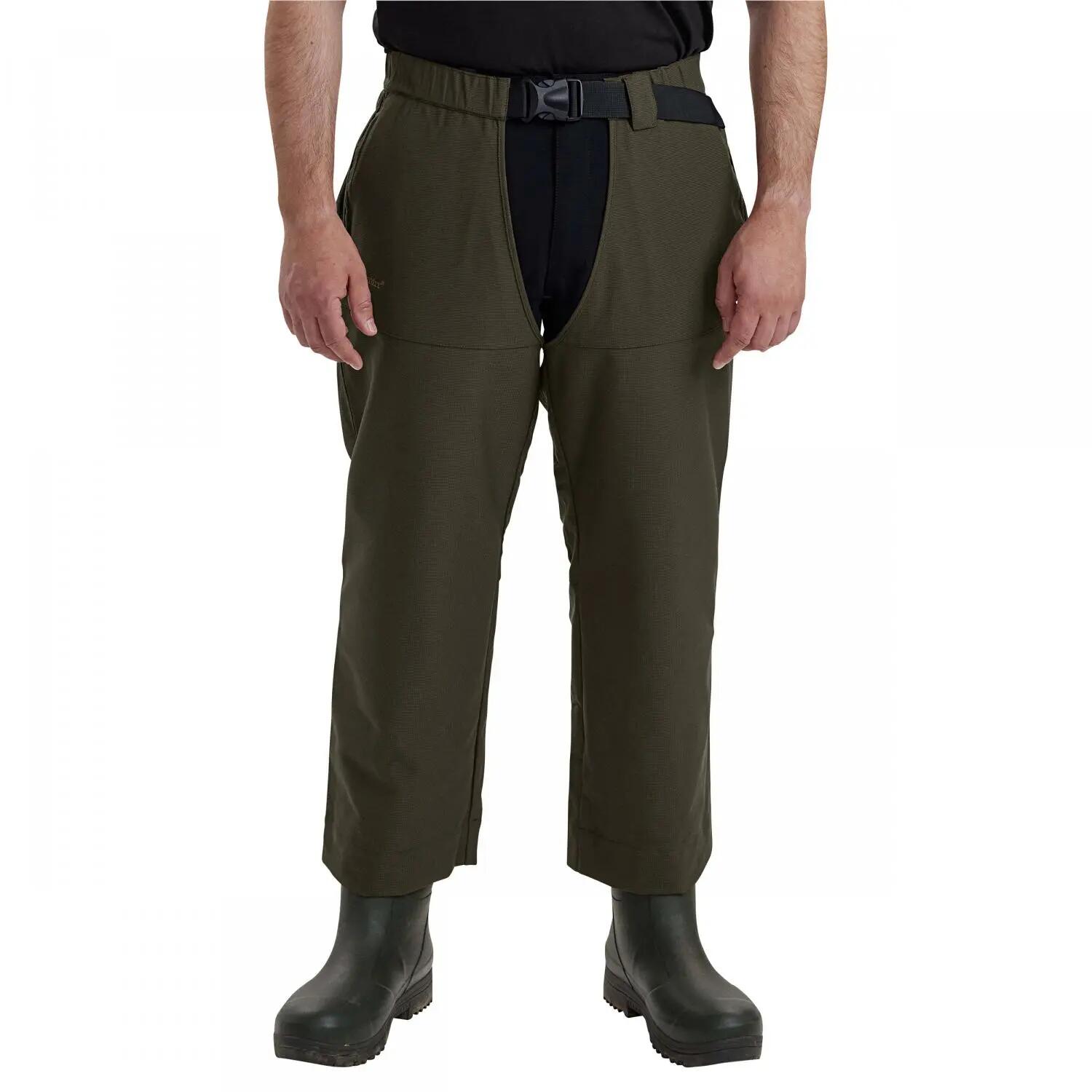 Herren-Überziehhose Strike Extreme, winddicht, Palm Green, S/M 3/4