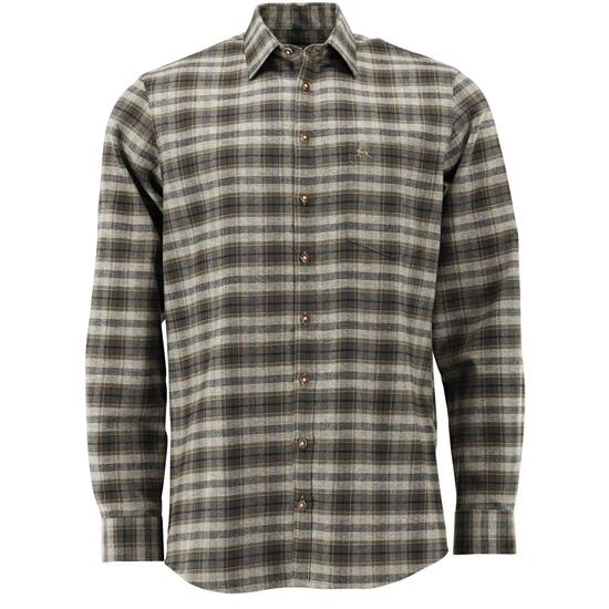 Herren - Hemd - langarm, regular fit - Gliru - oliv