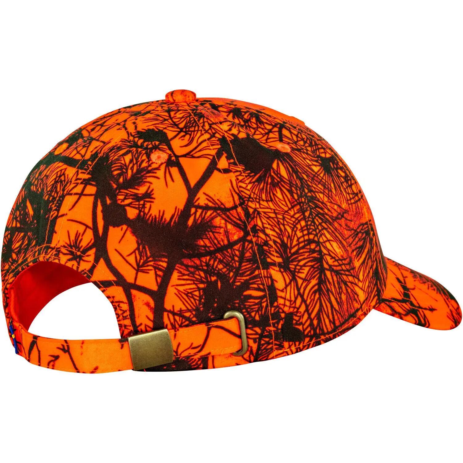 Unisex - Jagdkappe - verstellbar - Lappland camo - orange camo 2/2