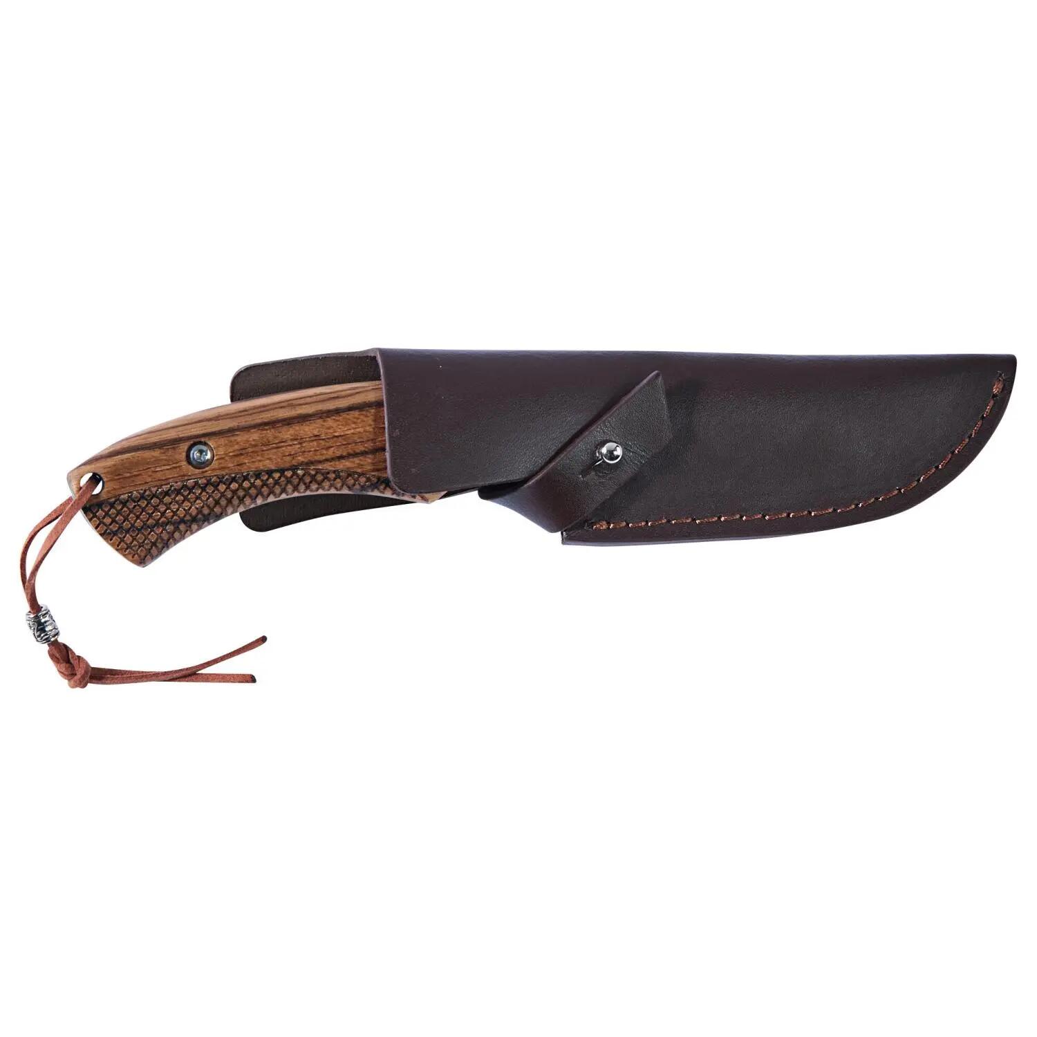 Jagdmesser - Wildschweinmotiv - inklusive Lederscheide 2/5