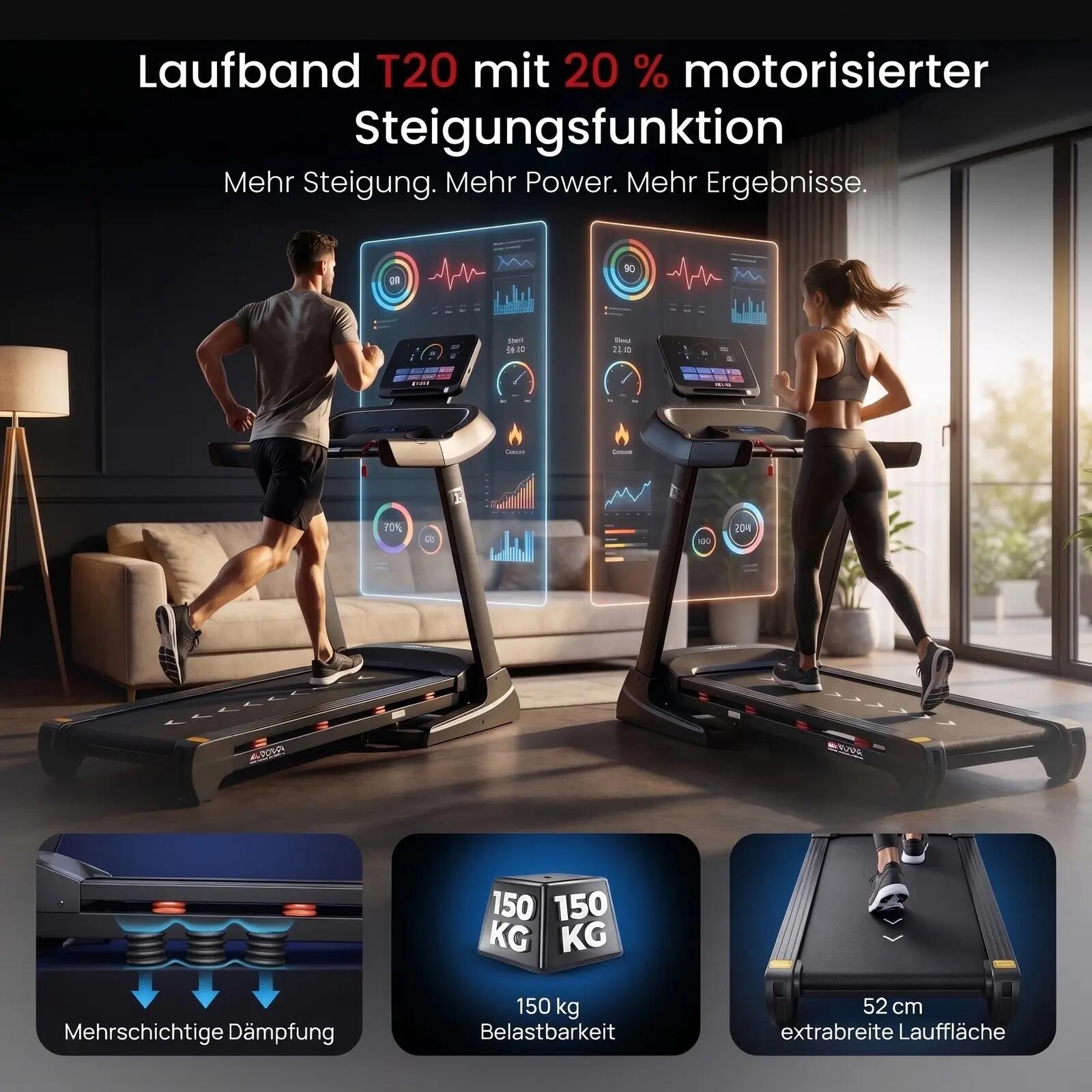 Laufband T20 Cardio Pro Runner 3/10