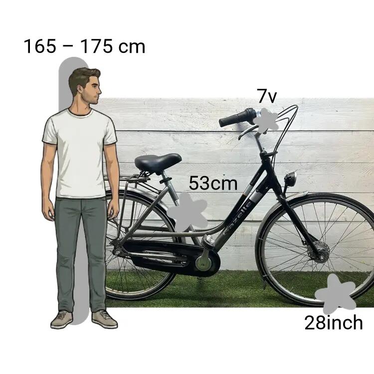 Bicicleta usada Gazelle Ambiance 2/4