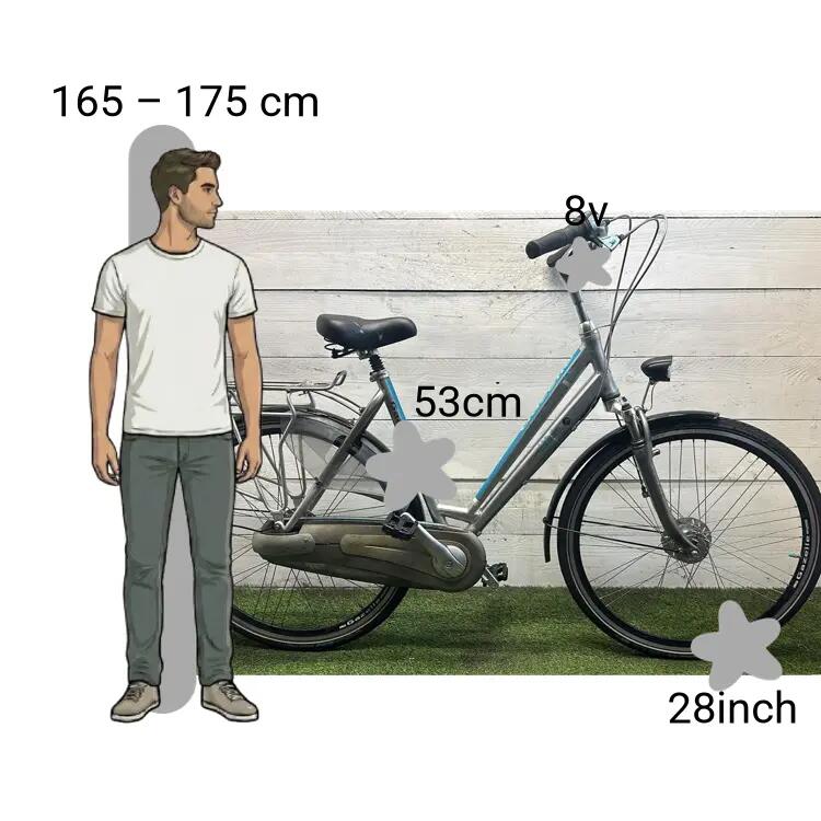 Bicicleta usada Gazelle Orange 2/4