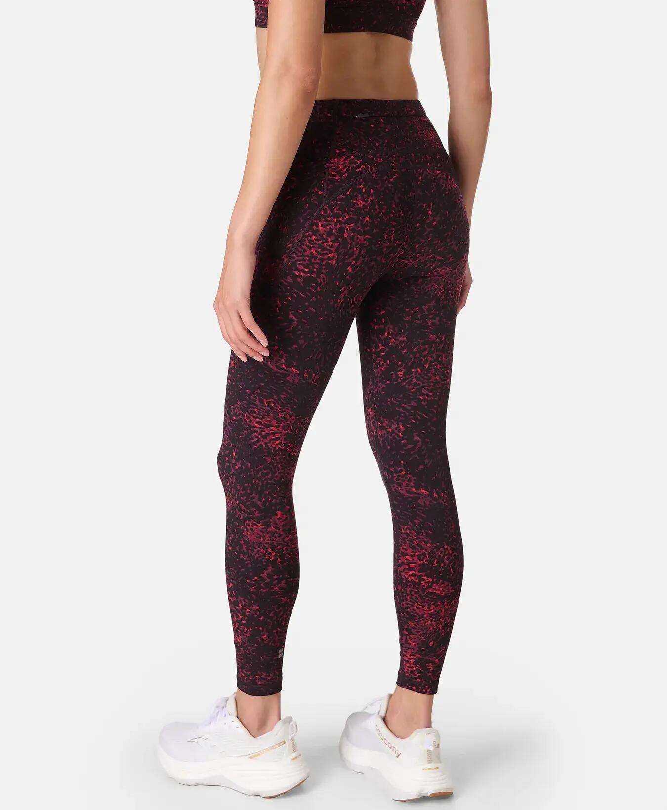 Sweaty Betty Power Gym Leggings Broek RODE SCHILDPADPRINT M 3/7