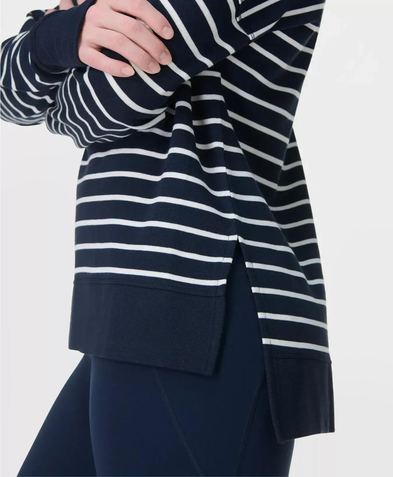 Sweaty Betty Sweaty Betty After Class Longline Sweatshirt Trui DONKERBLAUW 4/7