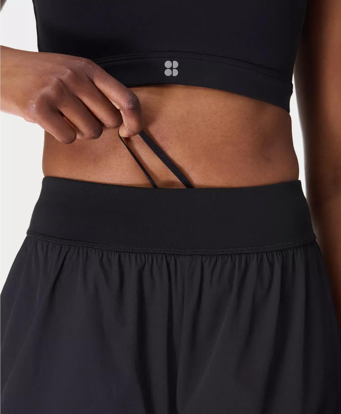 Sweaty Betty Tempo Run Shorts Sportshort ZWART XS 4/7