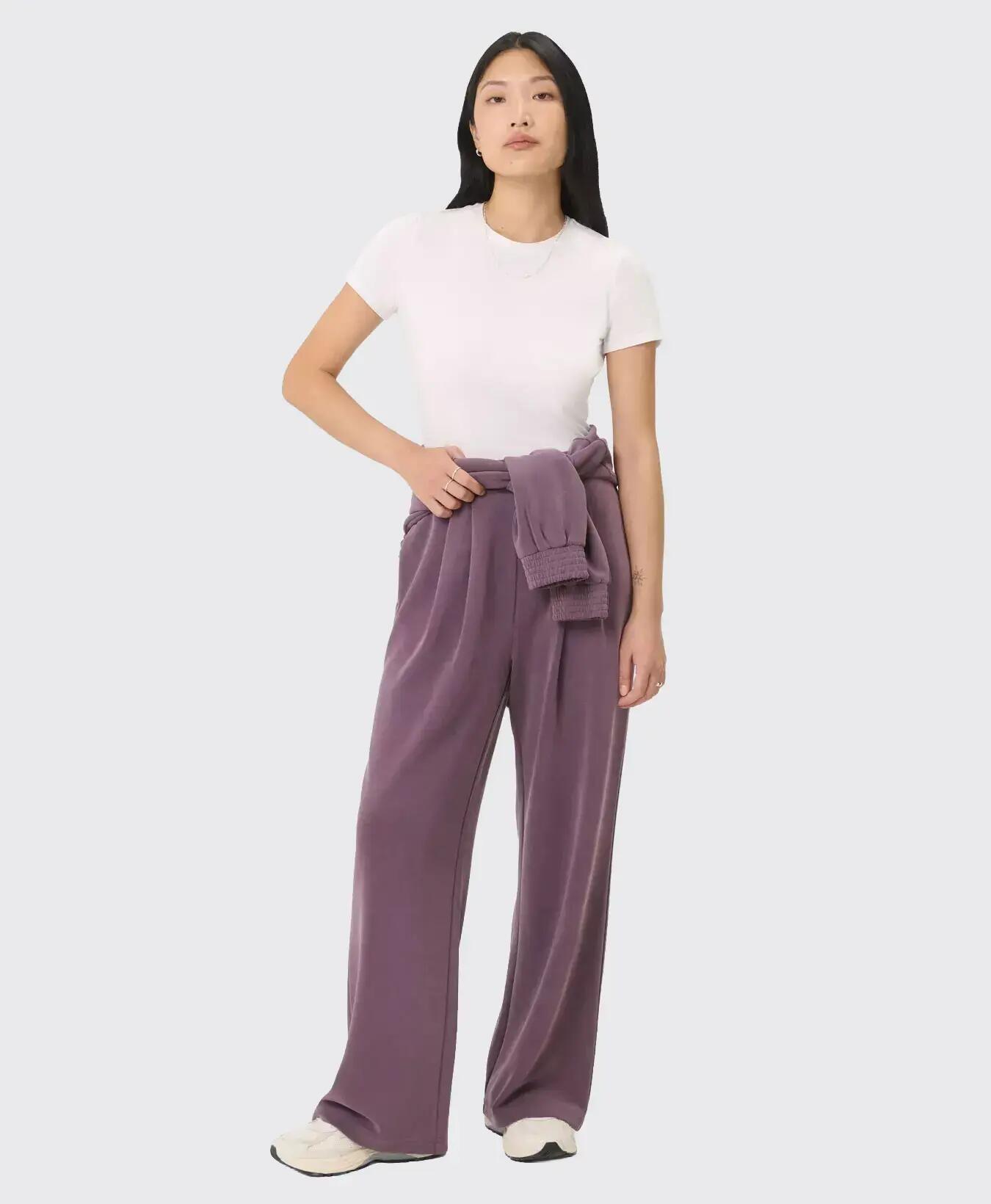 Sweaty Betty Sand Wash Wide Leg Broek Broek NEPTUNUSPAARS L 4/7