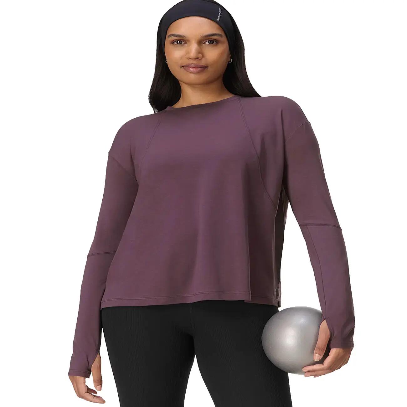 Haut de Studio à Manches Longues Sweaty Betty Soft Flow 6/7