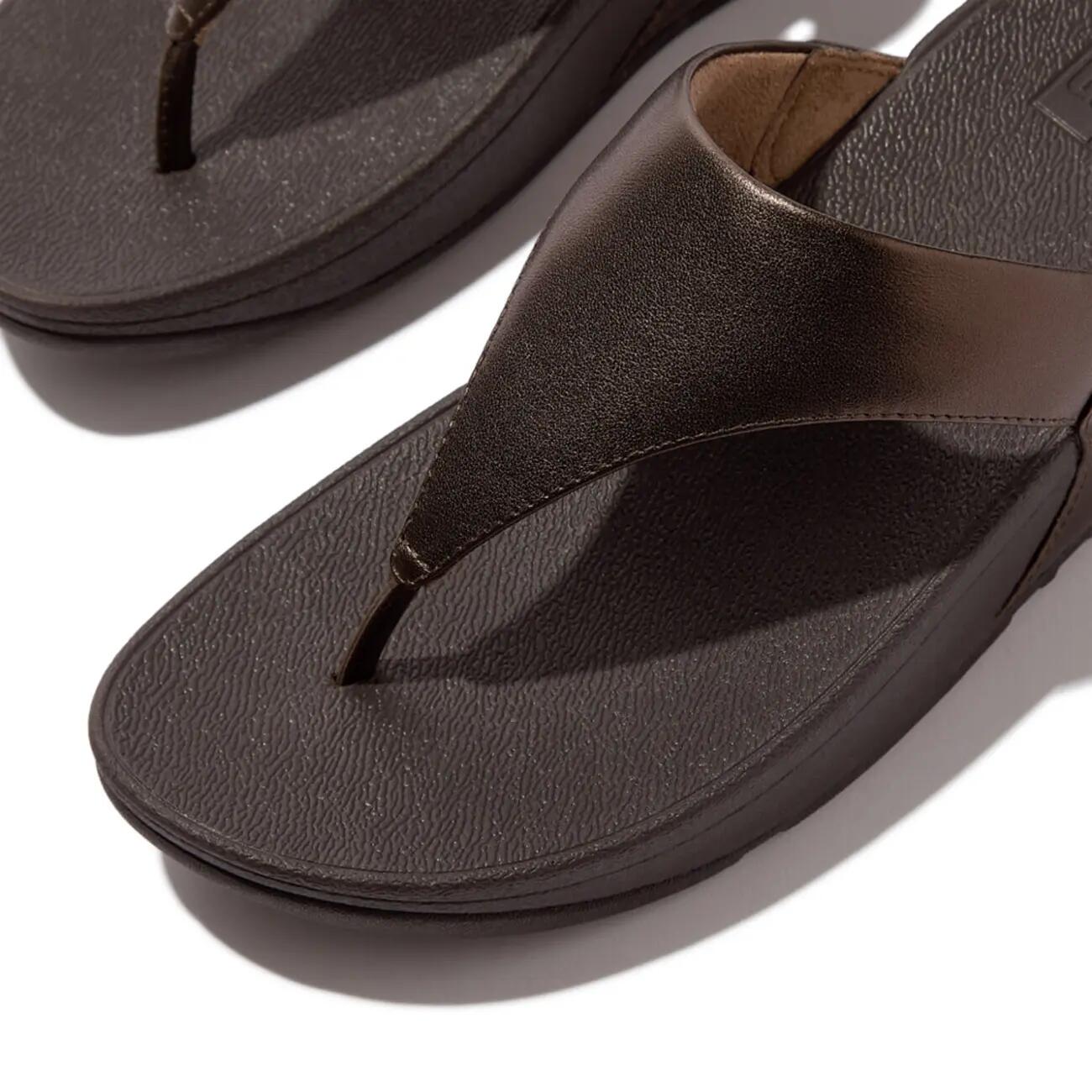 Leather toe post sandals for women FitFlop Lulu 5/7