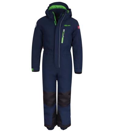 Combinaison de neige pour enfants Isfjord imperméable turquoise clair