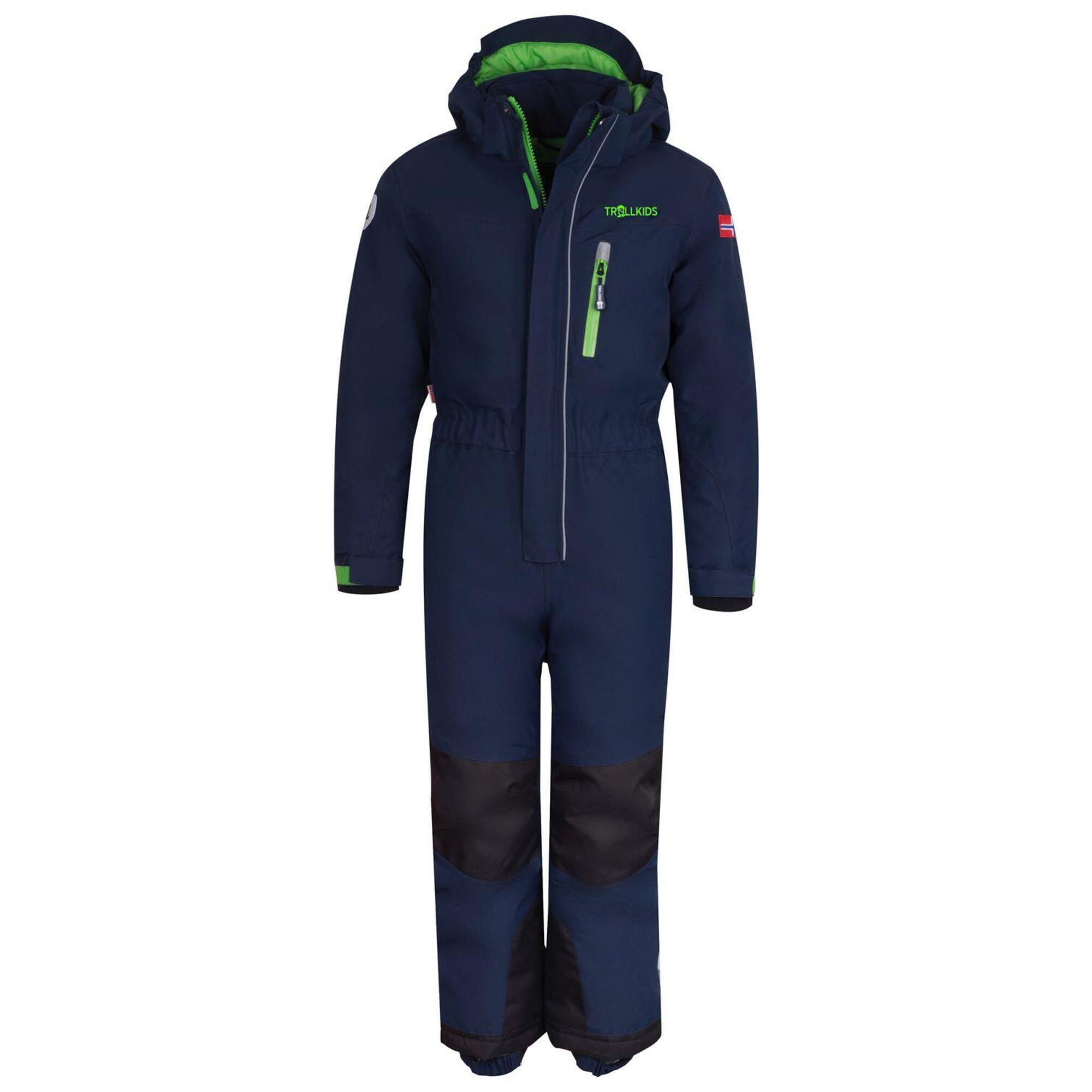 Isfjord Impermeabile Bambini Tuta Da Neve Blu Navy / Arancione