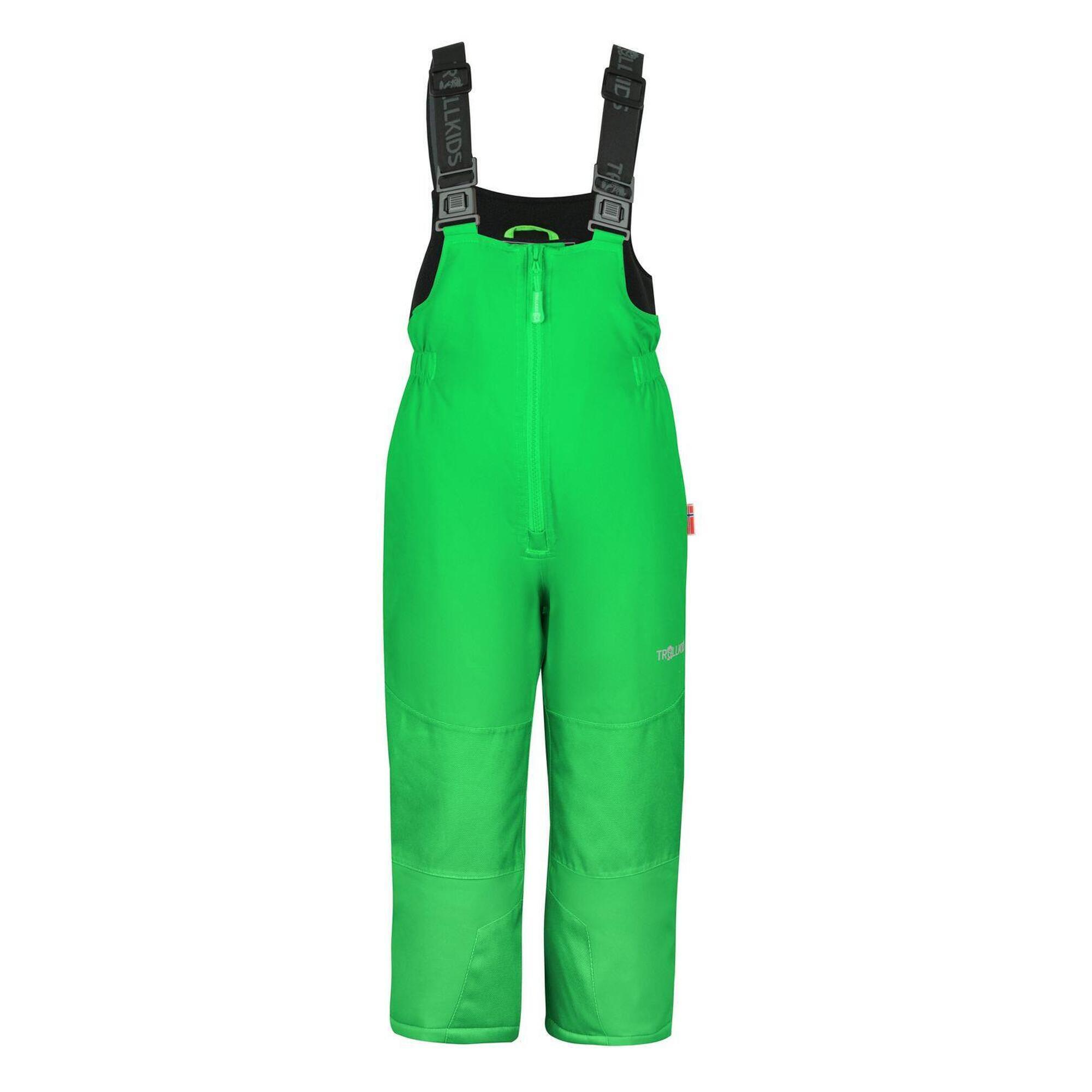 TROLLKIDS Kinder Skihose Nordkapp Wasserdicht Hellgrün