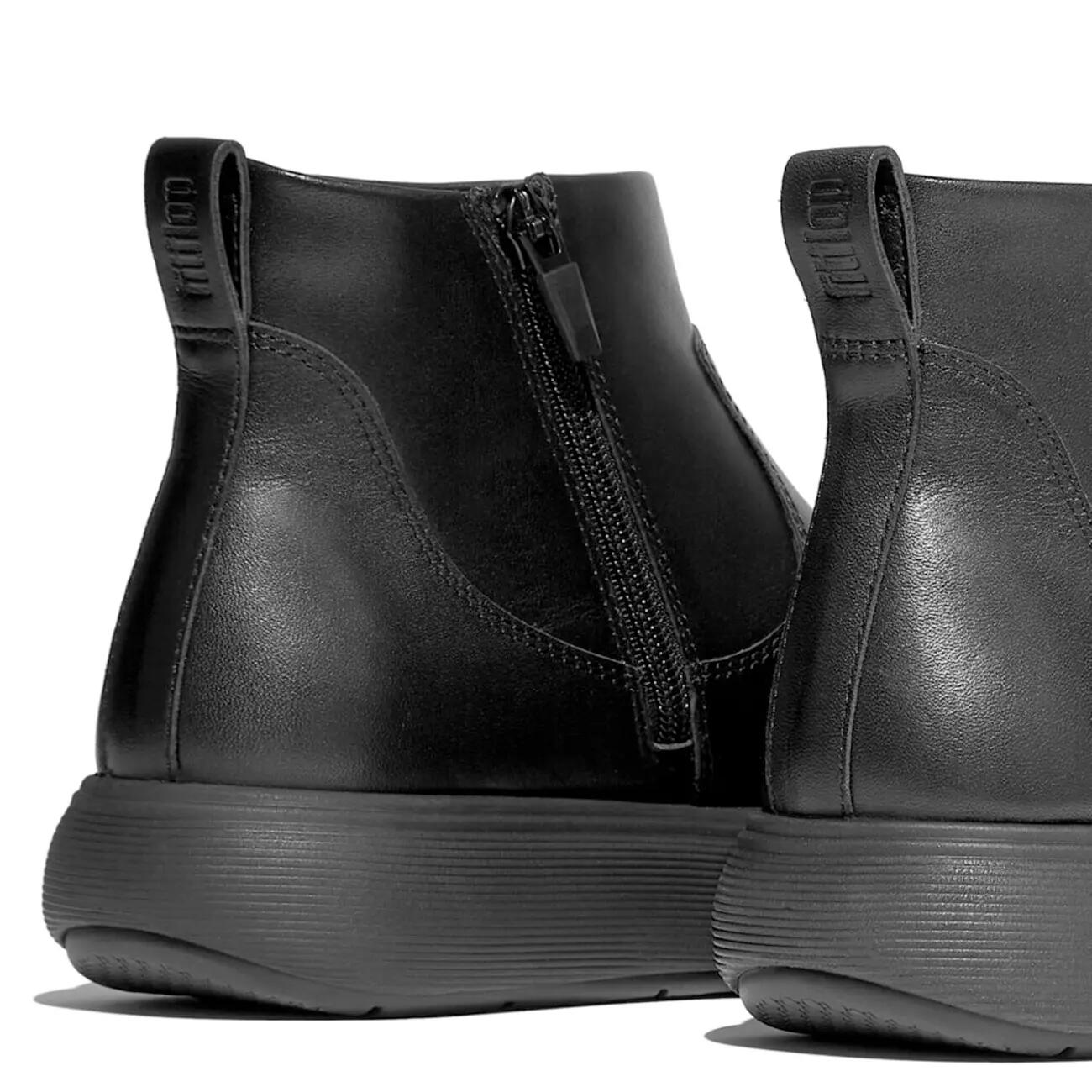 FitFlop IQ-Comff Leather Zip  ALL BLACK 39 FitFlop IQ-Comff Leather Zip  ALL 6/7