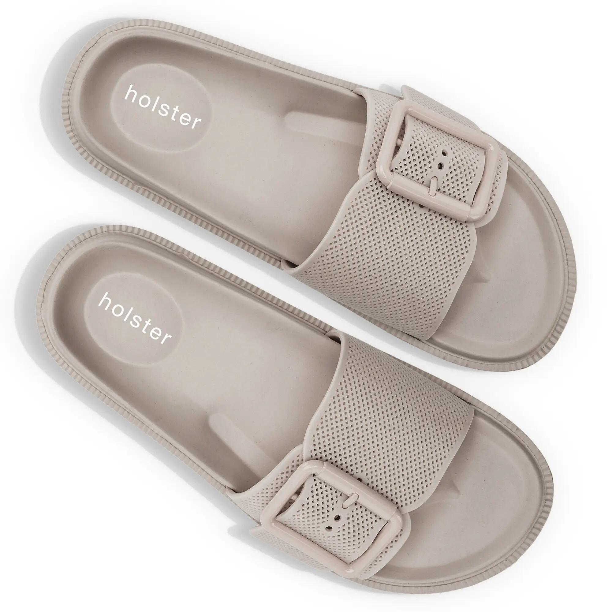 Holster Laze Slippers - Vegan Comfort - Podiatrist Approved - Water Resistant 6/7