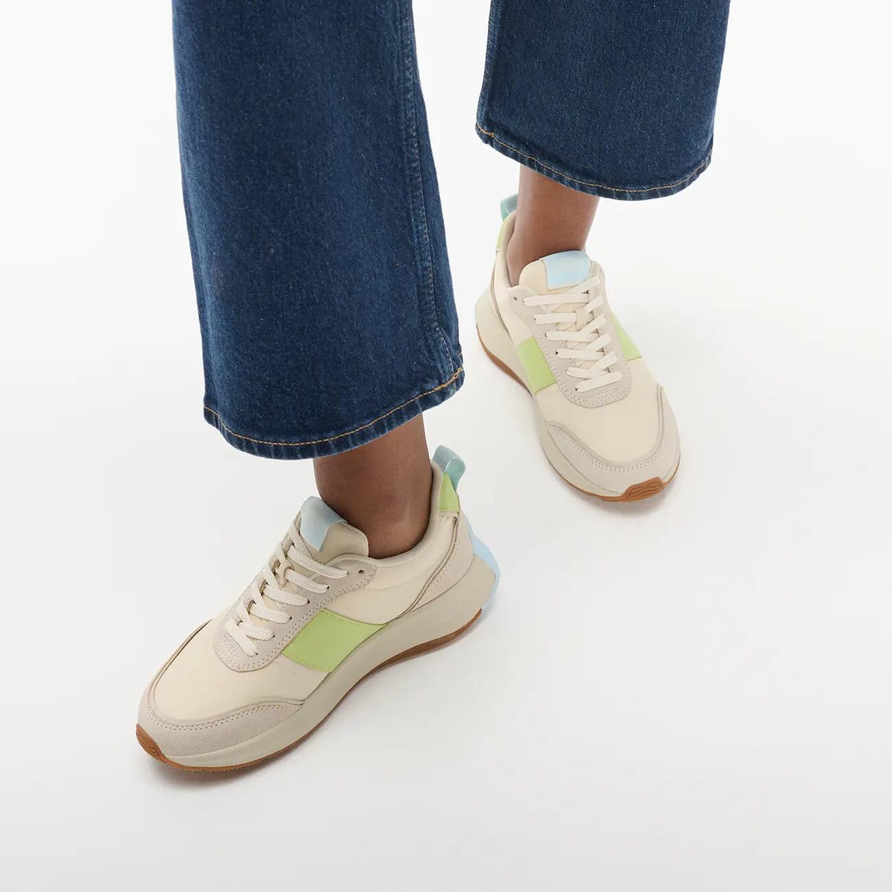 F-Mode Flow Sneaker - Nylon & Suede Mix 7/7