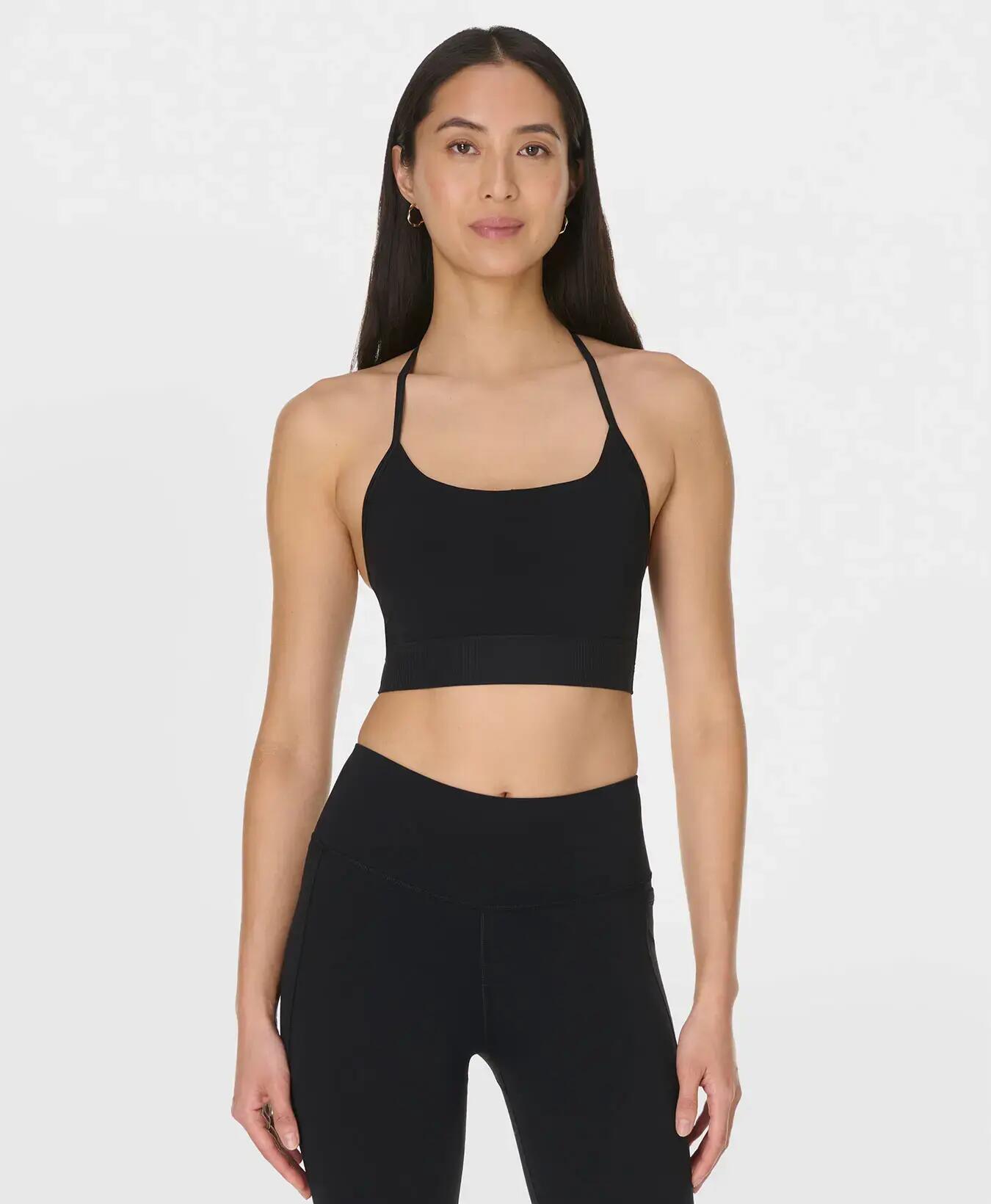 Sweaty Betty Sweaty Betty Ultimate Studio Ribbed Bra  BLACK M 5/7