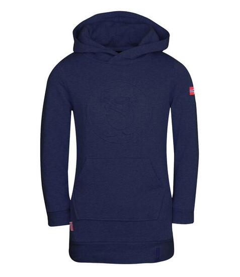 Robe fille Sandefjord bleu marine / orange