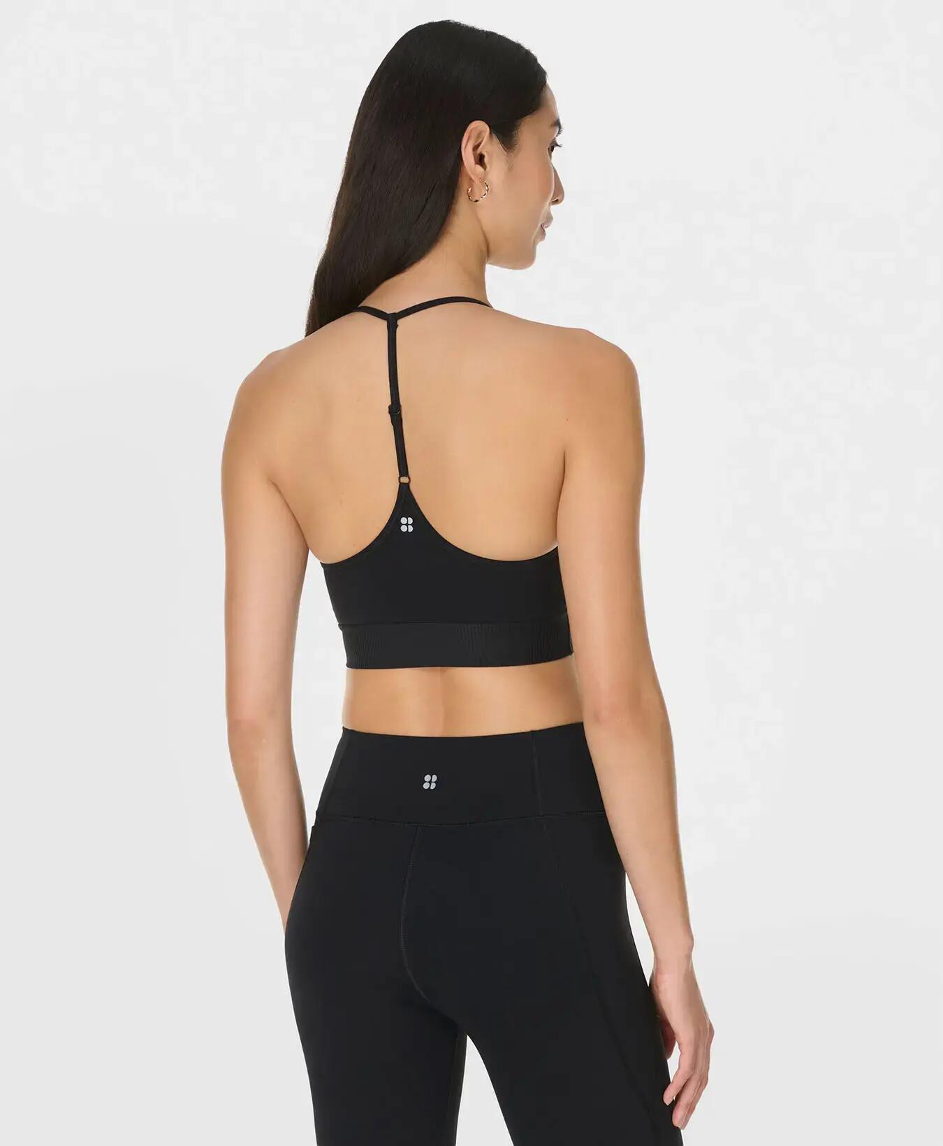 Sweaty Betty Sweaty Betty Ultimate Studio Ribbed Bra  BLACK M 4/7