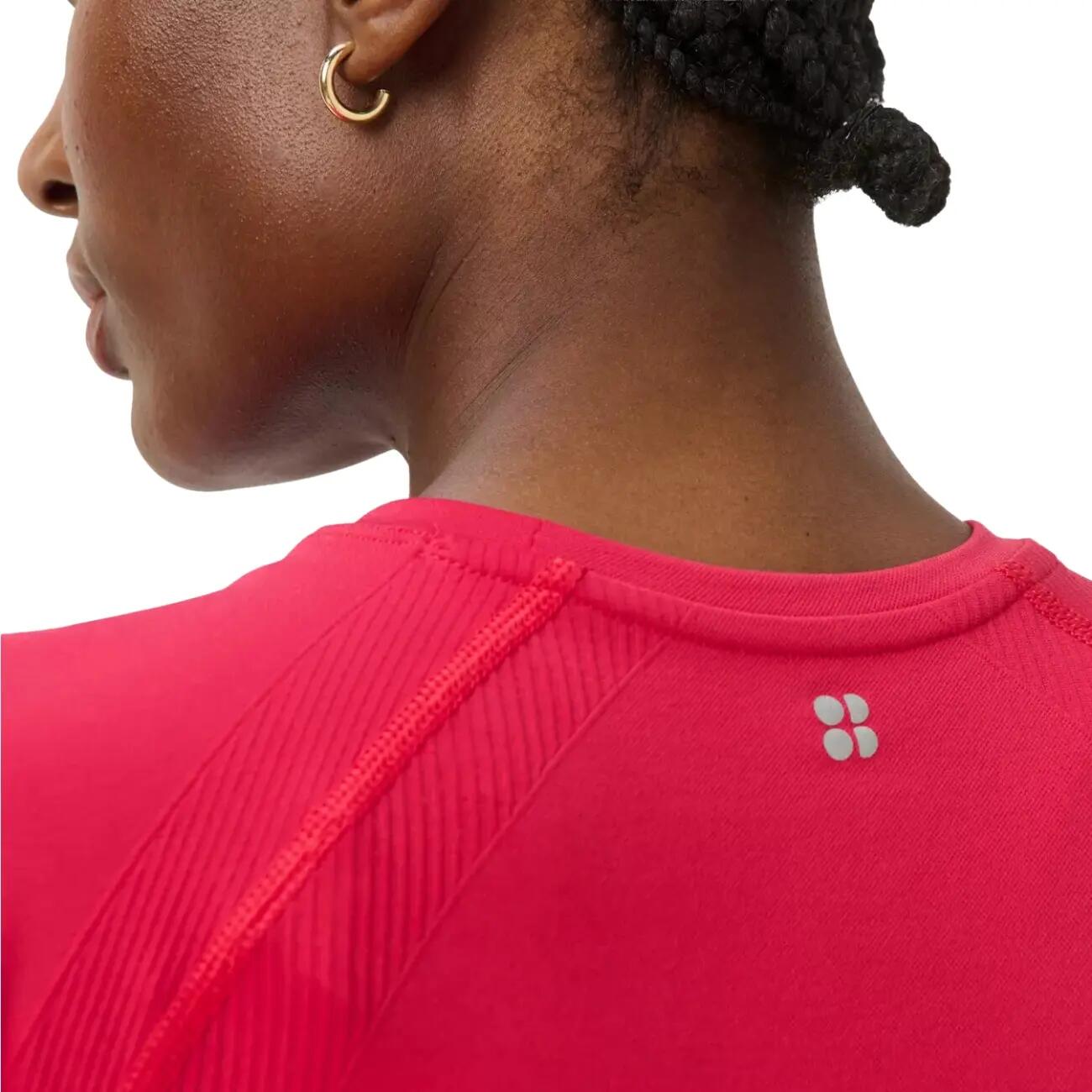 Sweaty Betty T-shirt d'entraînement sans coutures Sweaty Betty Athlete Crop   M 5/7