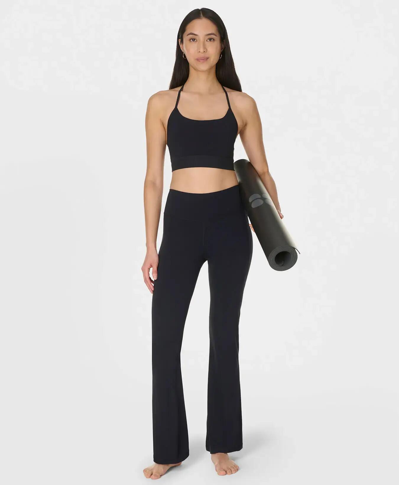 Sweaty Betty Sweaty Betty Ultimate Studio Ribbed Bra  BLACK M 3/7