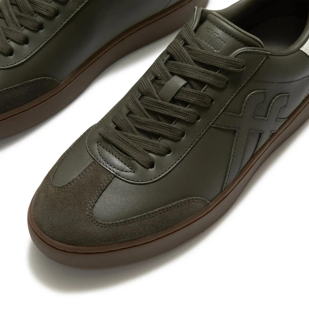 The Dash FF Mens Suede Leather T-Toe Trainers 4/7