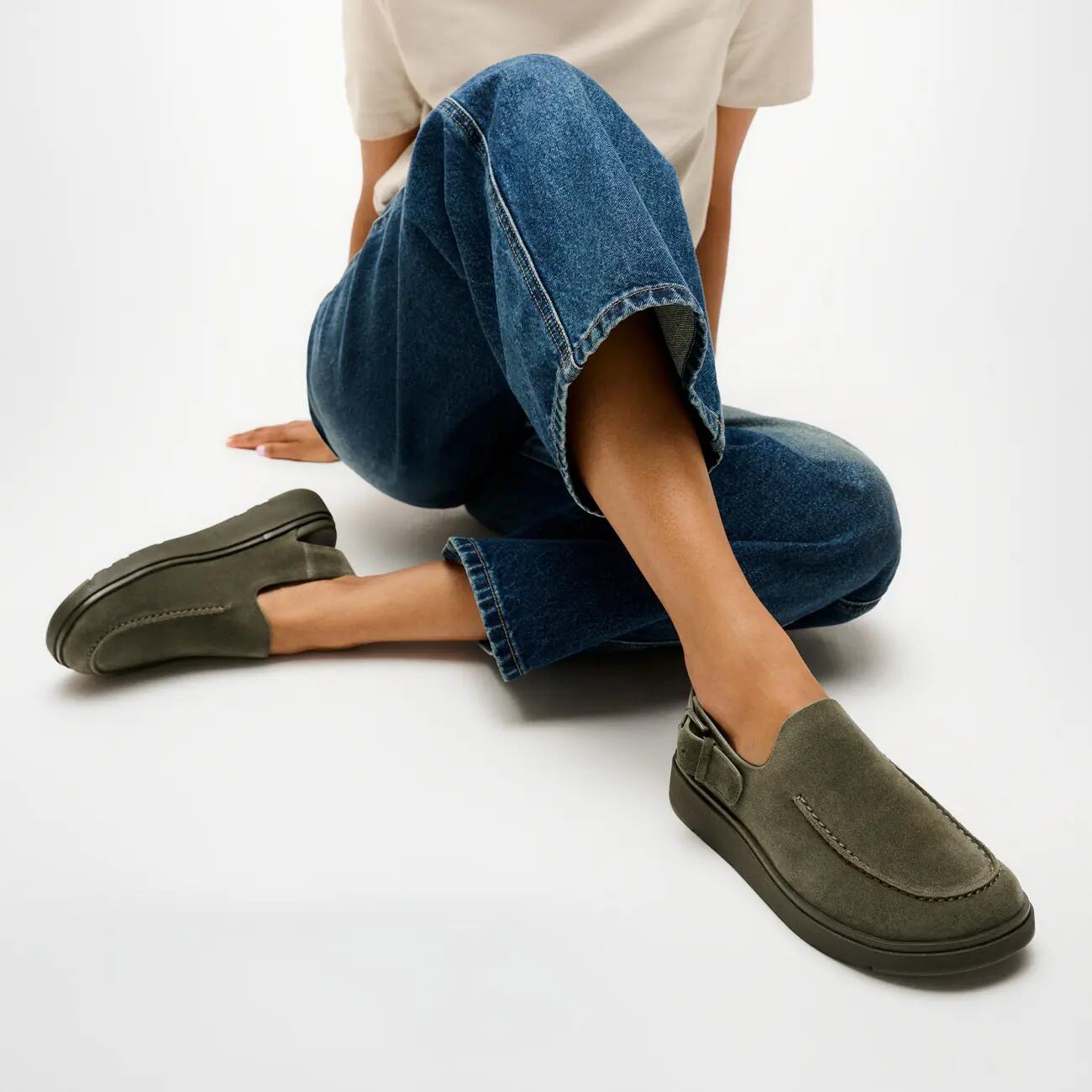 Gen-FF Suede Back-Strap Mules 6/7