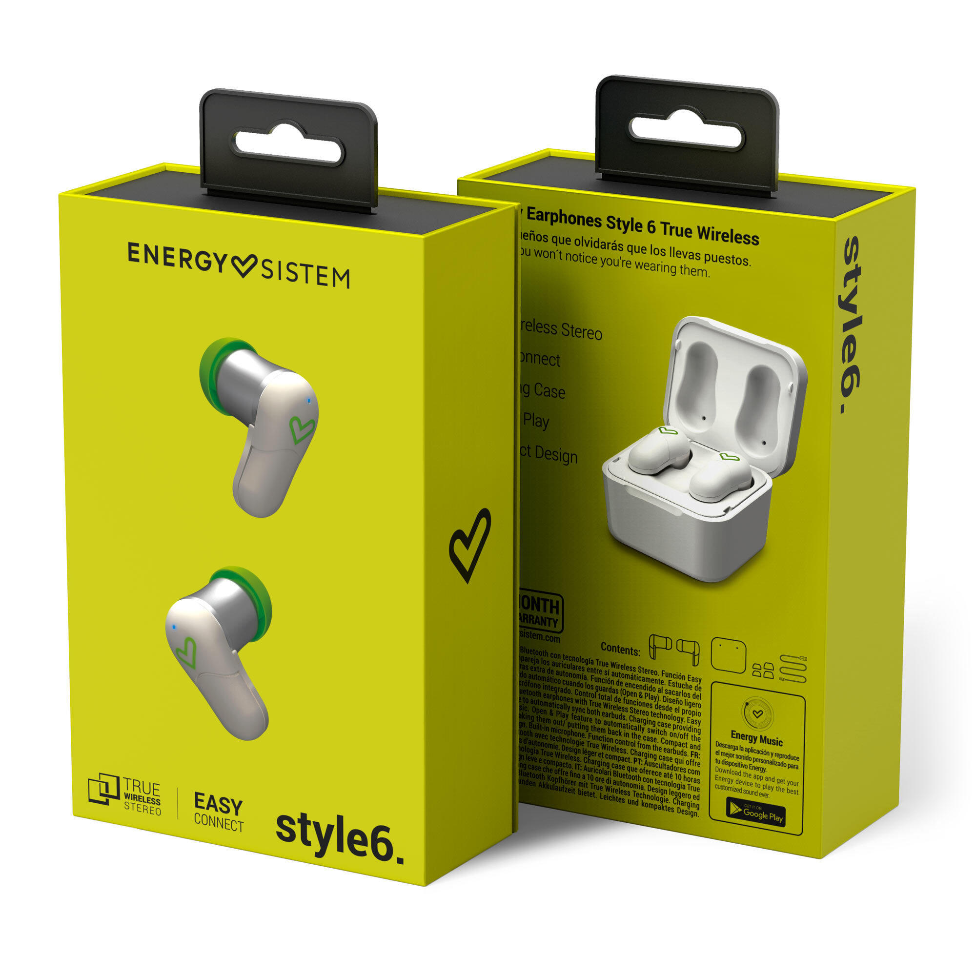 Auriculares intrauditivos Bluetooth Energy Sistem Style 6 True