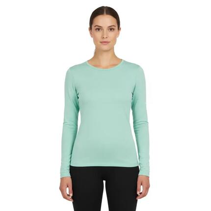 T-shirt femme 100% laine de mérinos manches longues - Bjork 210