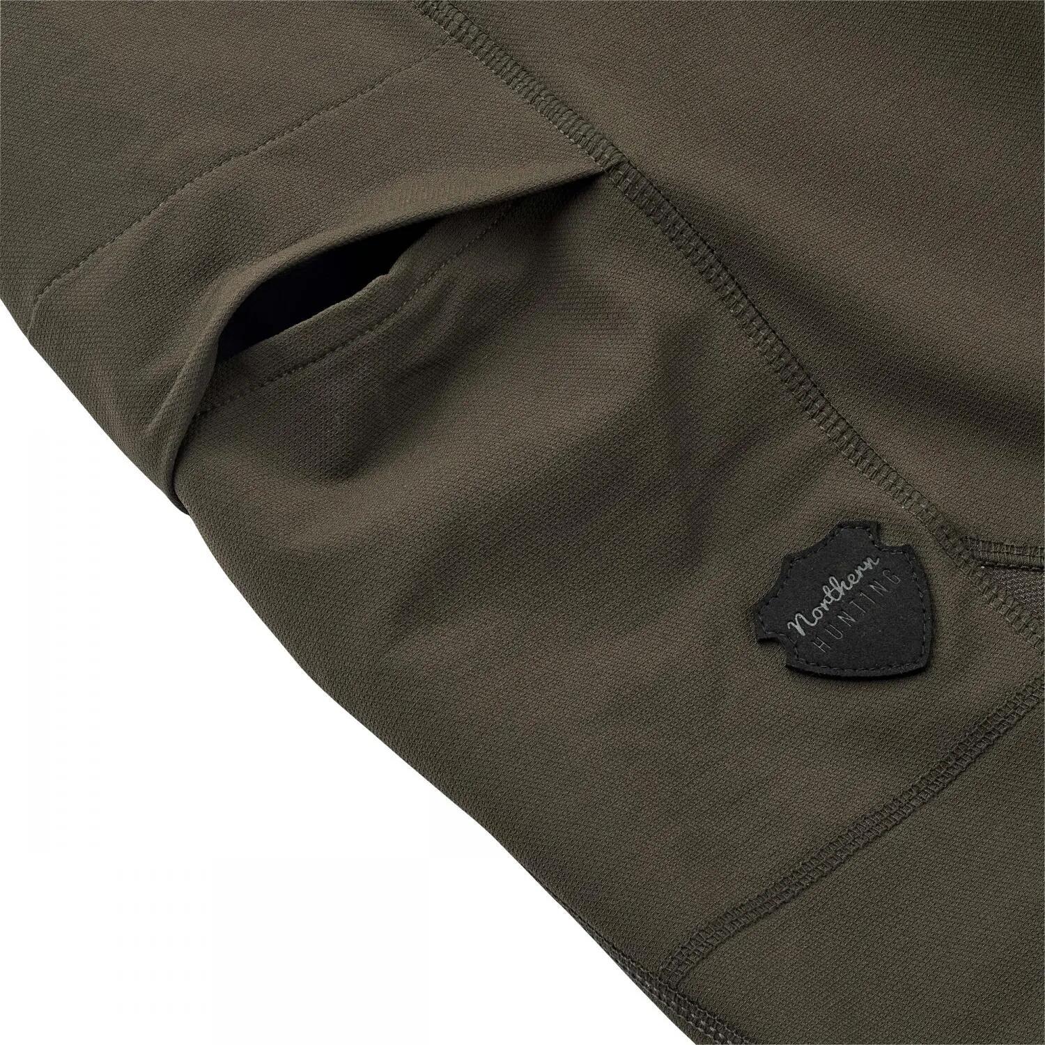 Damen - Jagdhose - elastisch, strapazierfähig - Kelda - Dunkelgrün 4/5