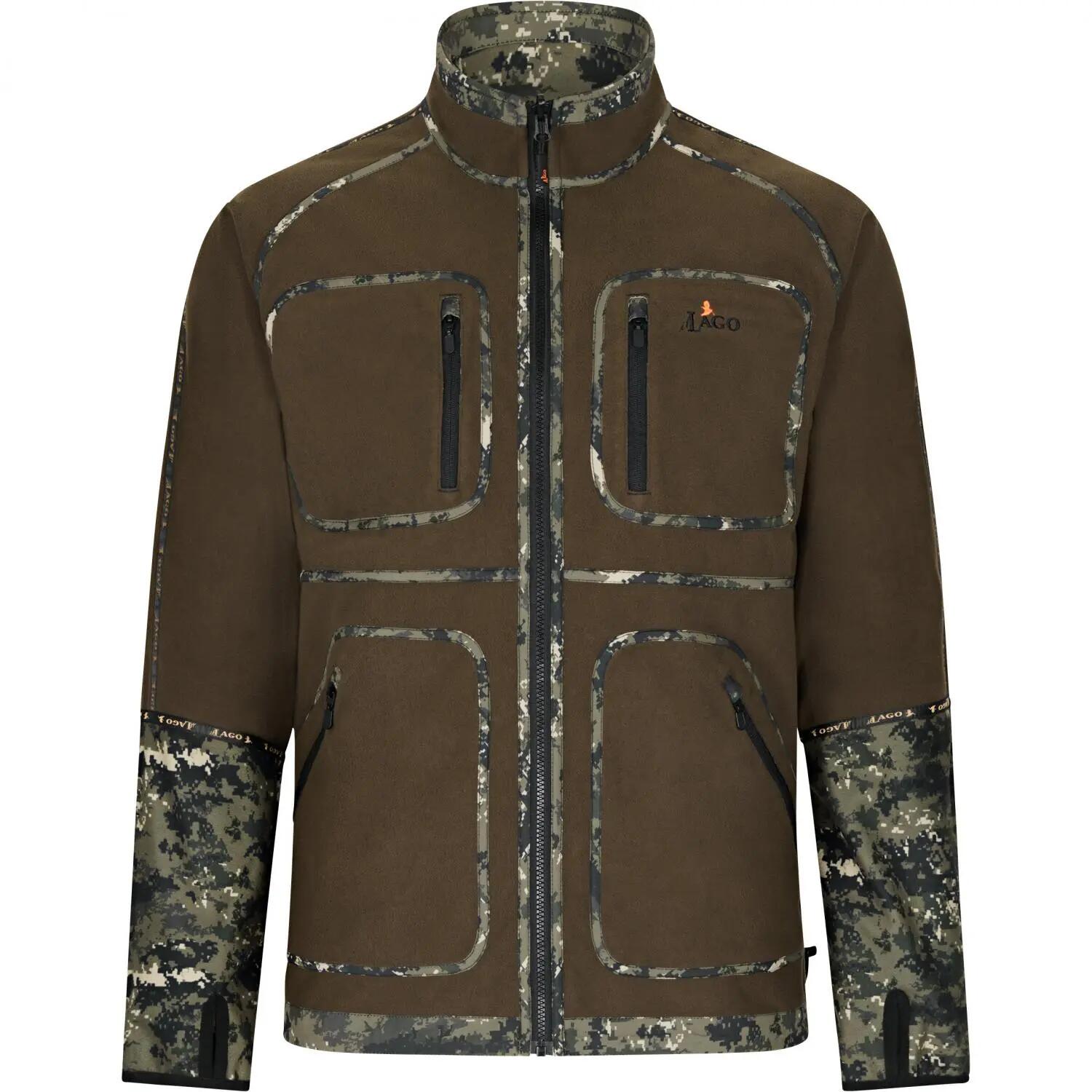 Herren - Outdoor-Wendejacke - Fleece, winddicht - Shawk - phantomX/Oliv 3/5