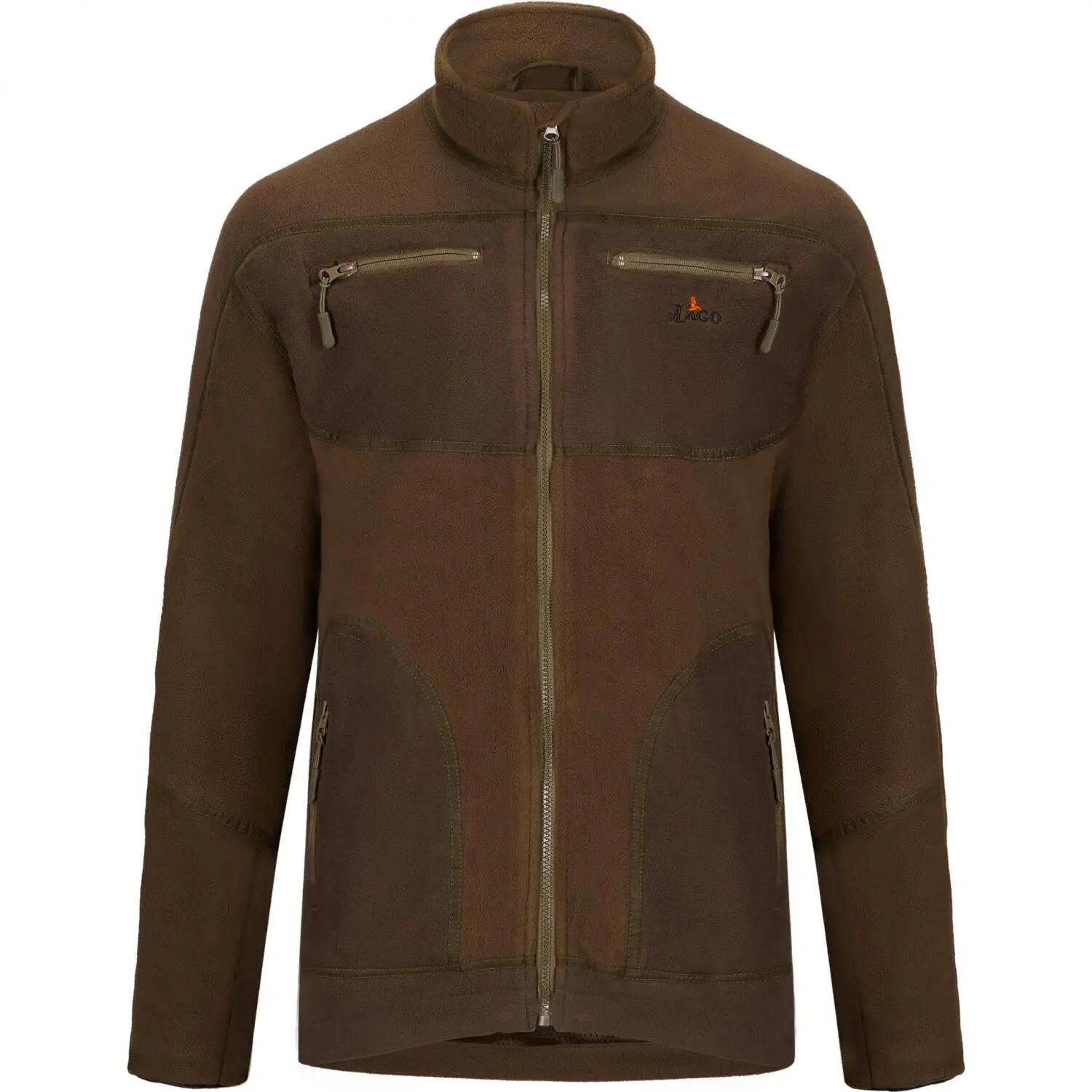 Herren - Outdoor-Fleecejacke - Geo Performance - oliv 1/4