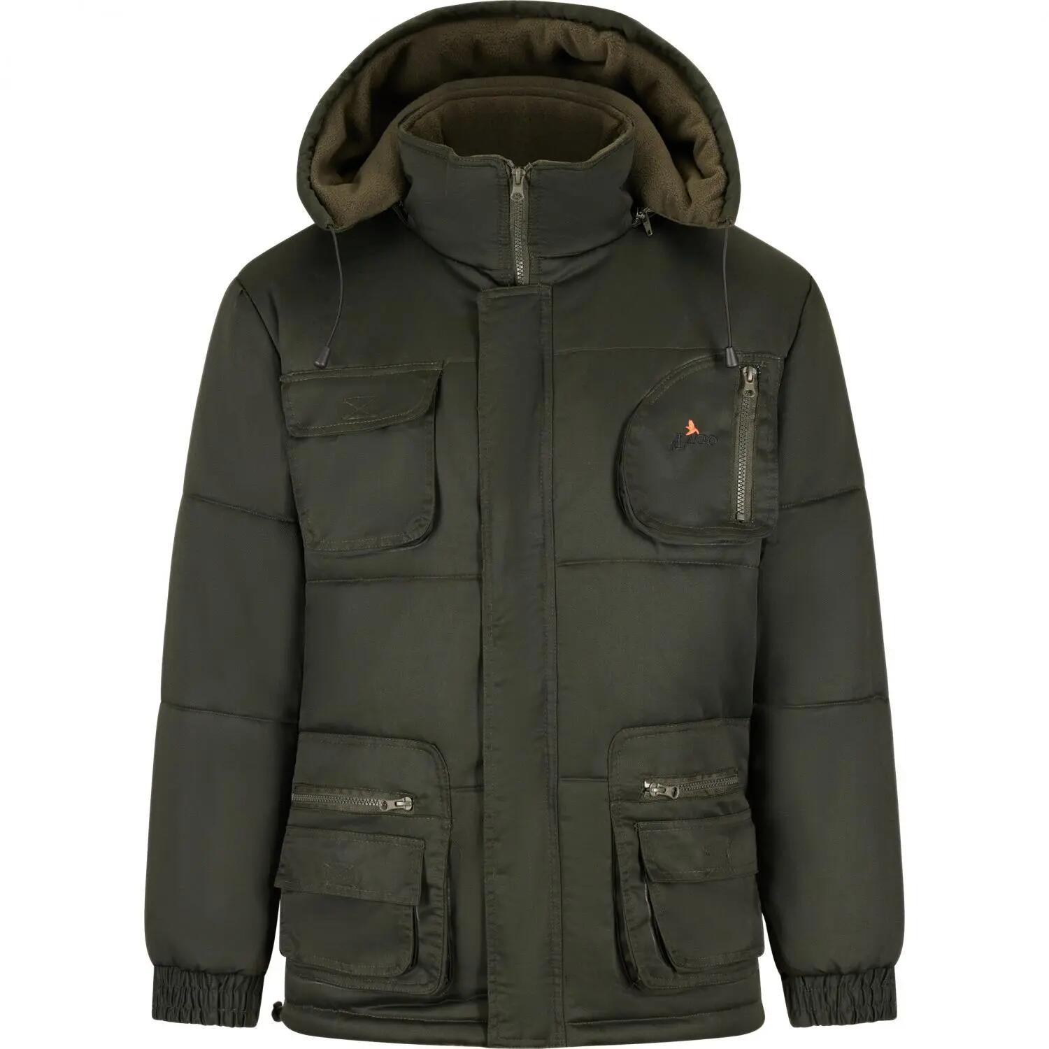 Herren - Outdoor-Winterjacke - warm, Fleecefutter - Ronneby - Oliv, 4XL 1/5