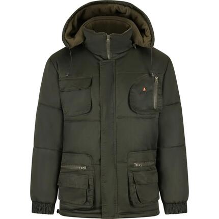 Herren - Outdoor-Winterjacke - warm, Fleecefutter - Ronneby - Oliv, 4XL