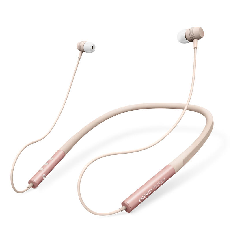 Auriculares Deportivos Energy Sistem Neckband 3 Bluetooth Rose Gold