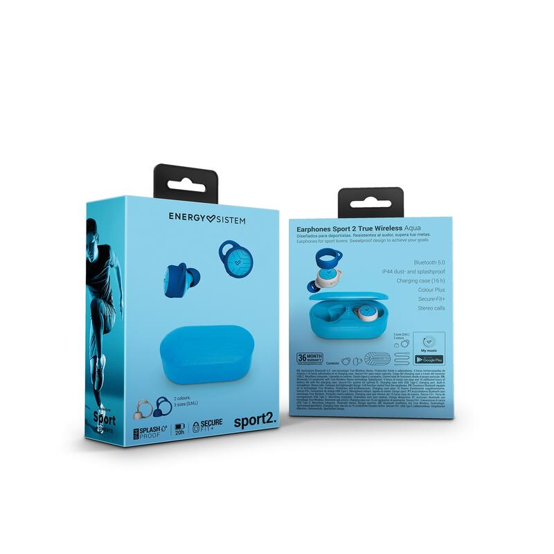 Audífonos Deportivos Bluetooth Energy Sistem® Sport 1 Blue