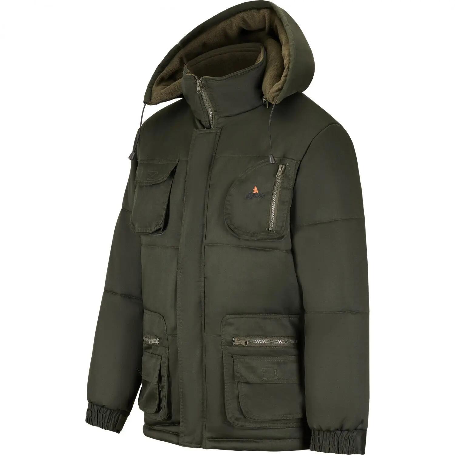 Herren - Outdoor-Winterjacke - warm, Fleecefutter - Ronneby - Oliv, 4XL 2/5