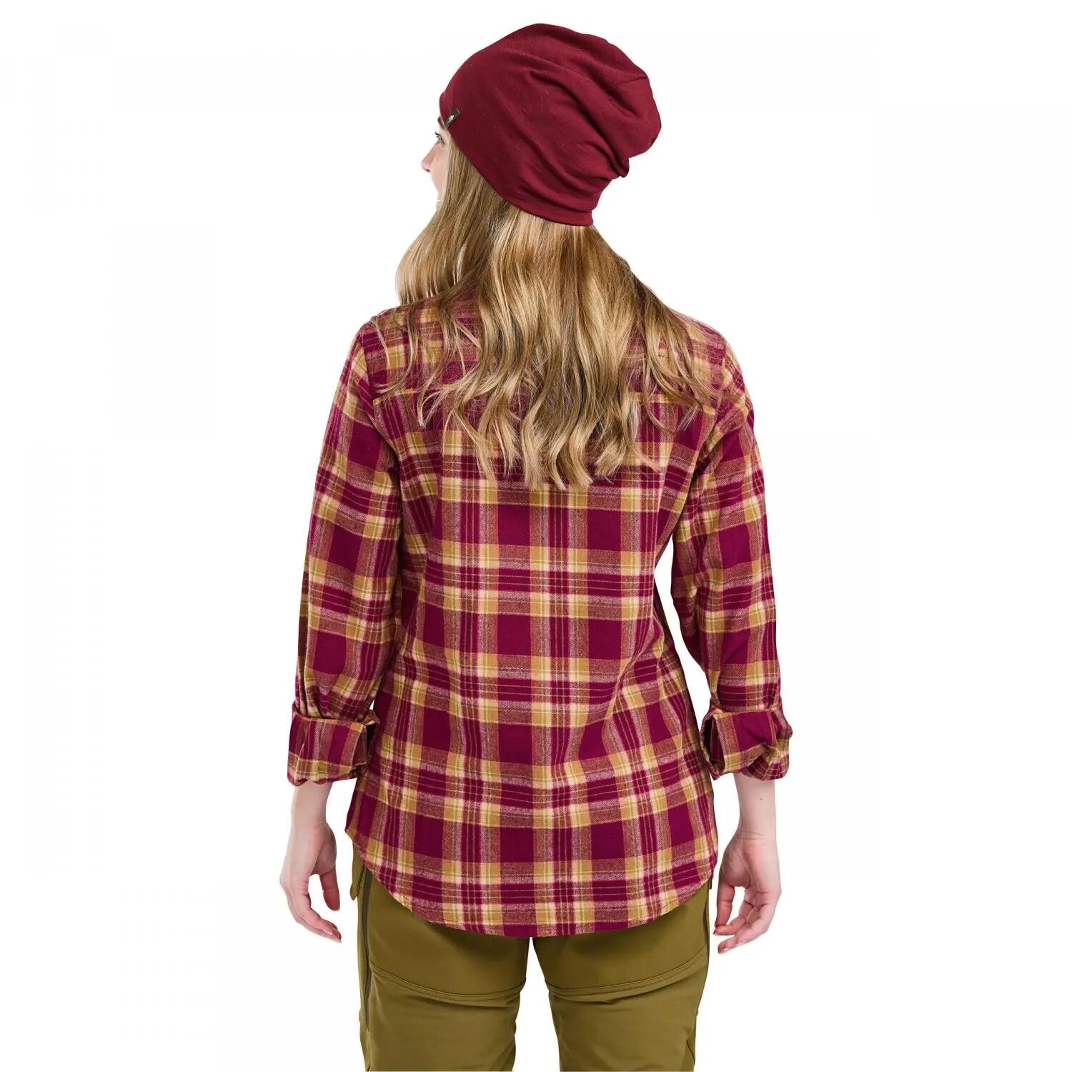 Damen - Outdoor-Flanellhemd - feminine Passform - Felicia - Rost 5/5