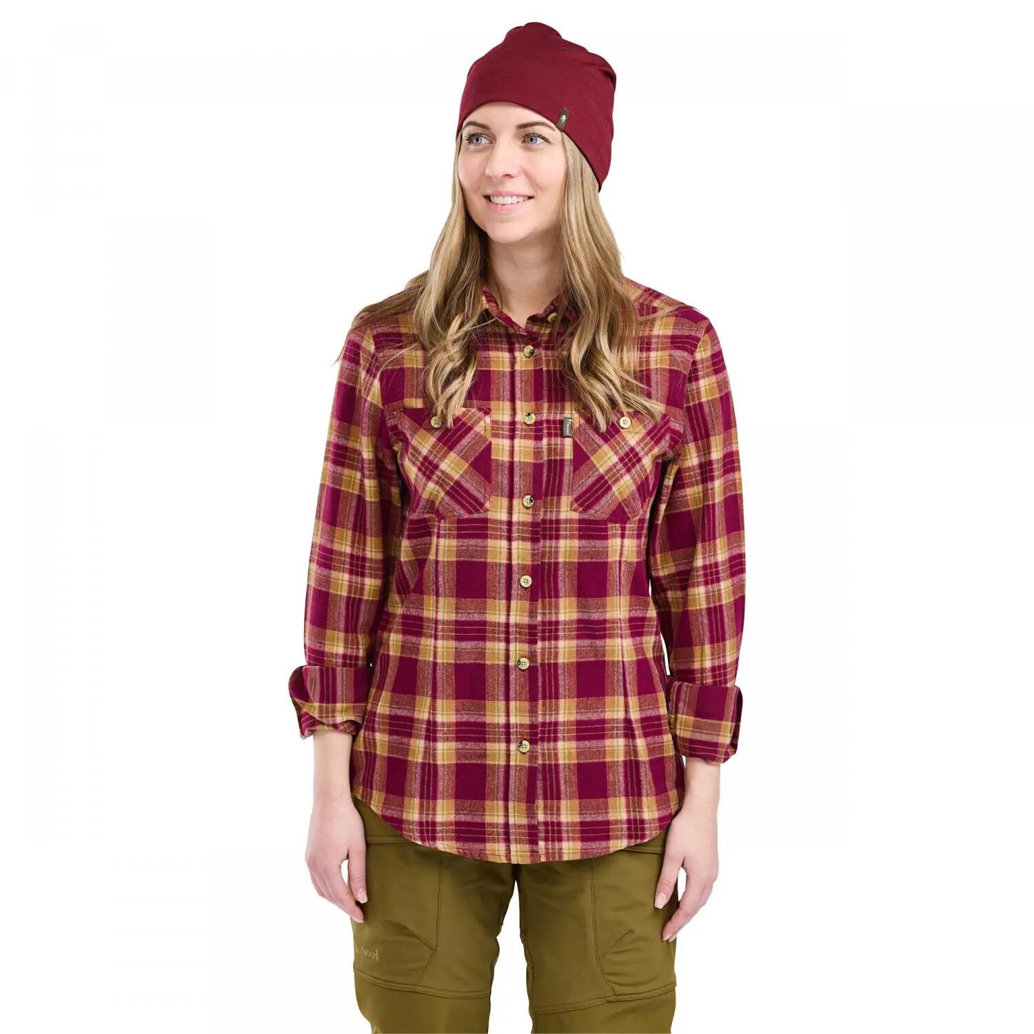 Damen - Outdoor-Flanellhemd - feminine Passform - Felicia - Rost 3/5