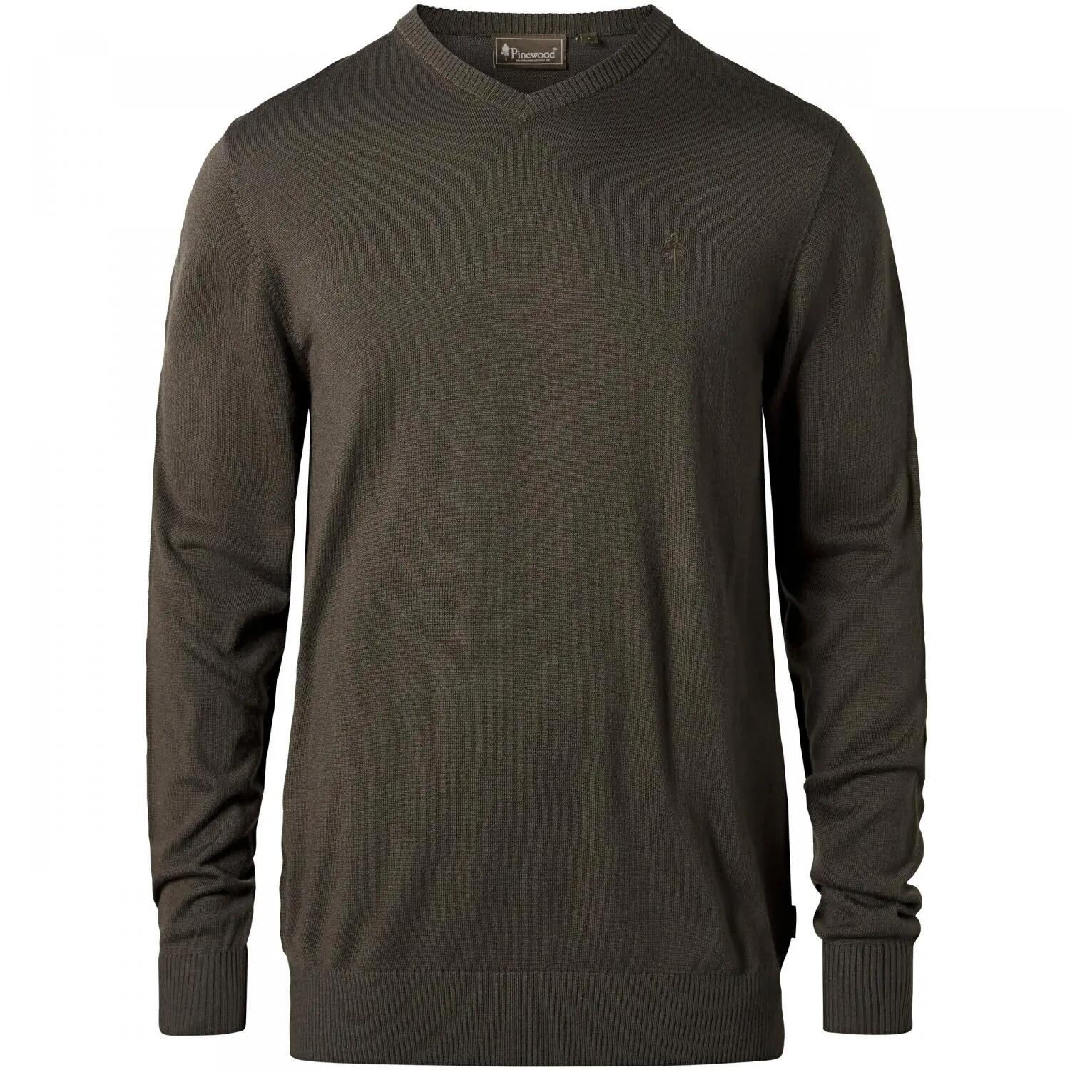 Herren - Merino-Pullover - Värnamo - D.Mossgreen 1/2