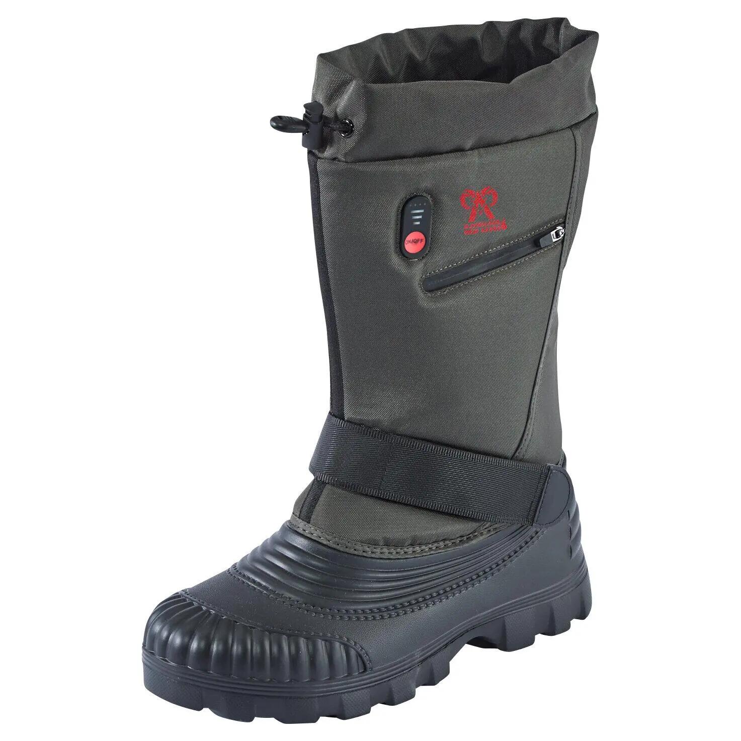 Herren - beheizbare Winterstiefel - Logan - Oliv/Schwarz - Größe 41 2/5