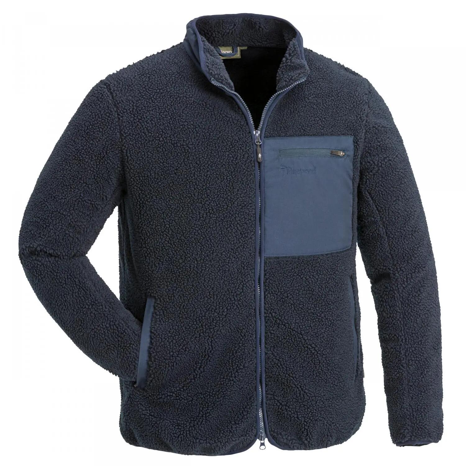 Herren - Outdoor-Fleecejacke - Teddyfleece - Pinewood - 2XL 1/2
