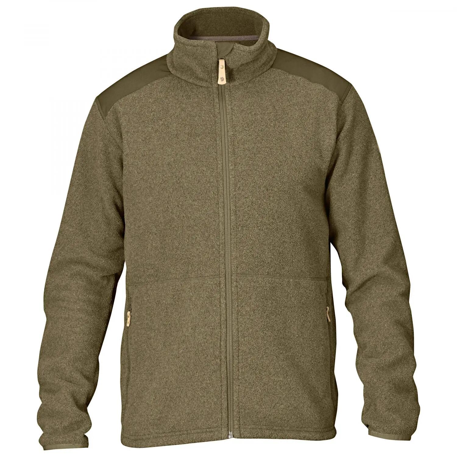 Herren - Outdoor-Fleecejacke - leicht, Regular Fit - Övik Sten - Dark Olive, XXL 1/2