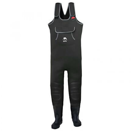 Herren - Angeln - Neopren-Wathose, wasserdicht - Comfort Plus - seal-grau/grün